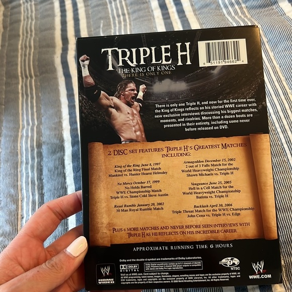 WWE Triple H 2 Disc DVD Set - Picture 2 of 2